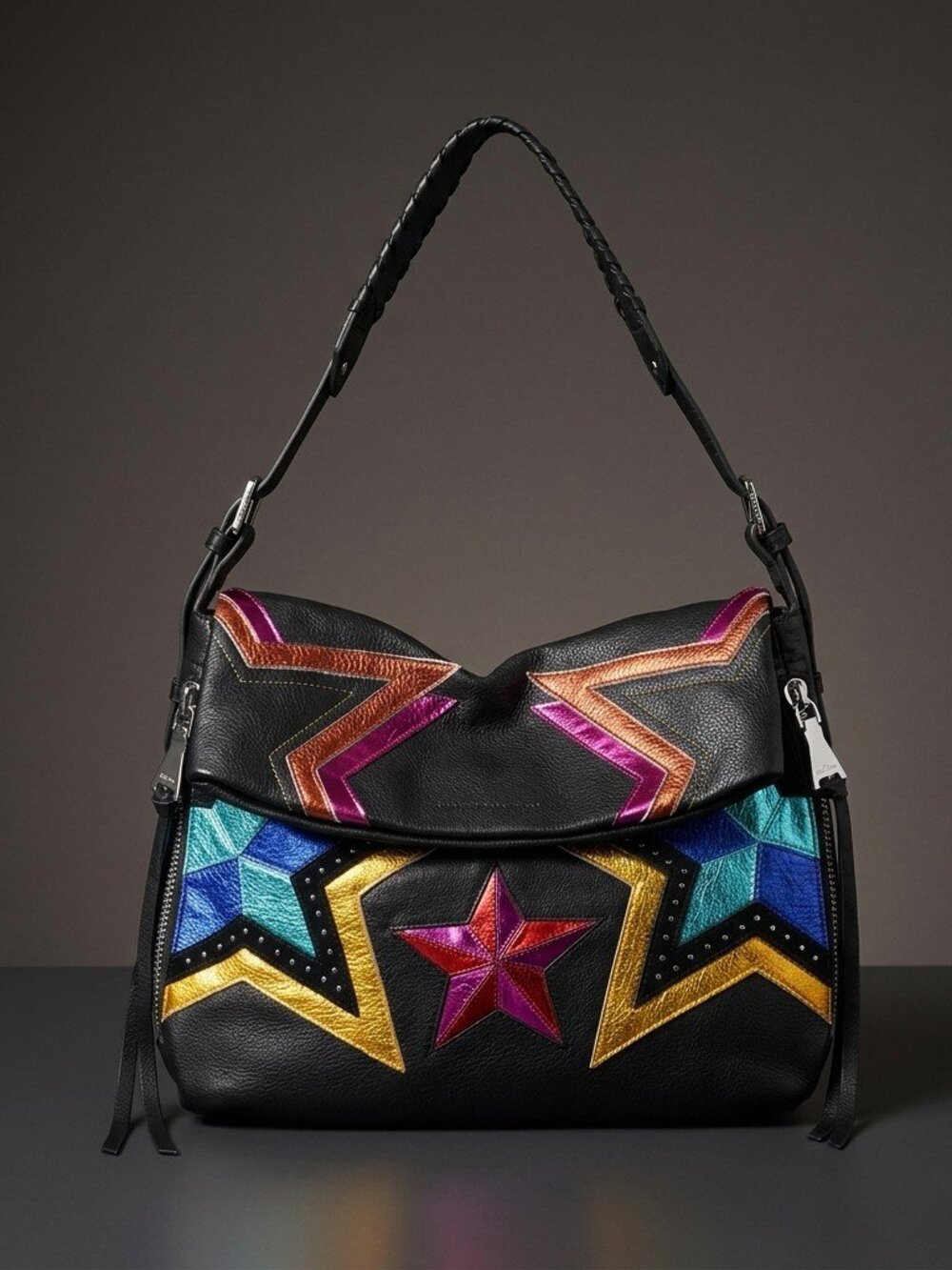 Aimee Kestenberg Bali Novelty Hobo Star Bag - Picture 2 of 7